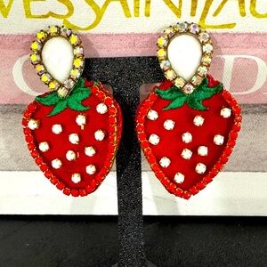 Strawberry Statement Earrings